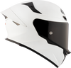 KYT TT Revo Plain Crystal White Matt Helmet