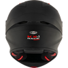 KYT KX1 RACE GP Solid Ice Matt Black Helmet