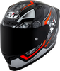 KYT Striker #01 Gloss Black Red Helmet