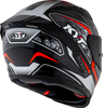 KYT Striker #01 Gloss Black Red Helmet