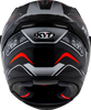 KYT Striker #01 Gloss Black Red Helmet