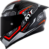 KYT Striker #01 Gloss Black Red Helmet