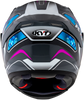 KYT Striker #01 Gloss Grey Blue Helmet