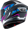 KYT Striker #01 Gloss Grey Blue Helmet