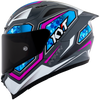 KYT Striker #01 Gloss Grey Blue Helmet