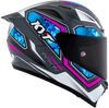 KYT Striker #01 Gloss Grey Blue Helmet