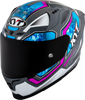 KYT Striker #01 Gloss Grey Blue Helmet