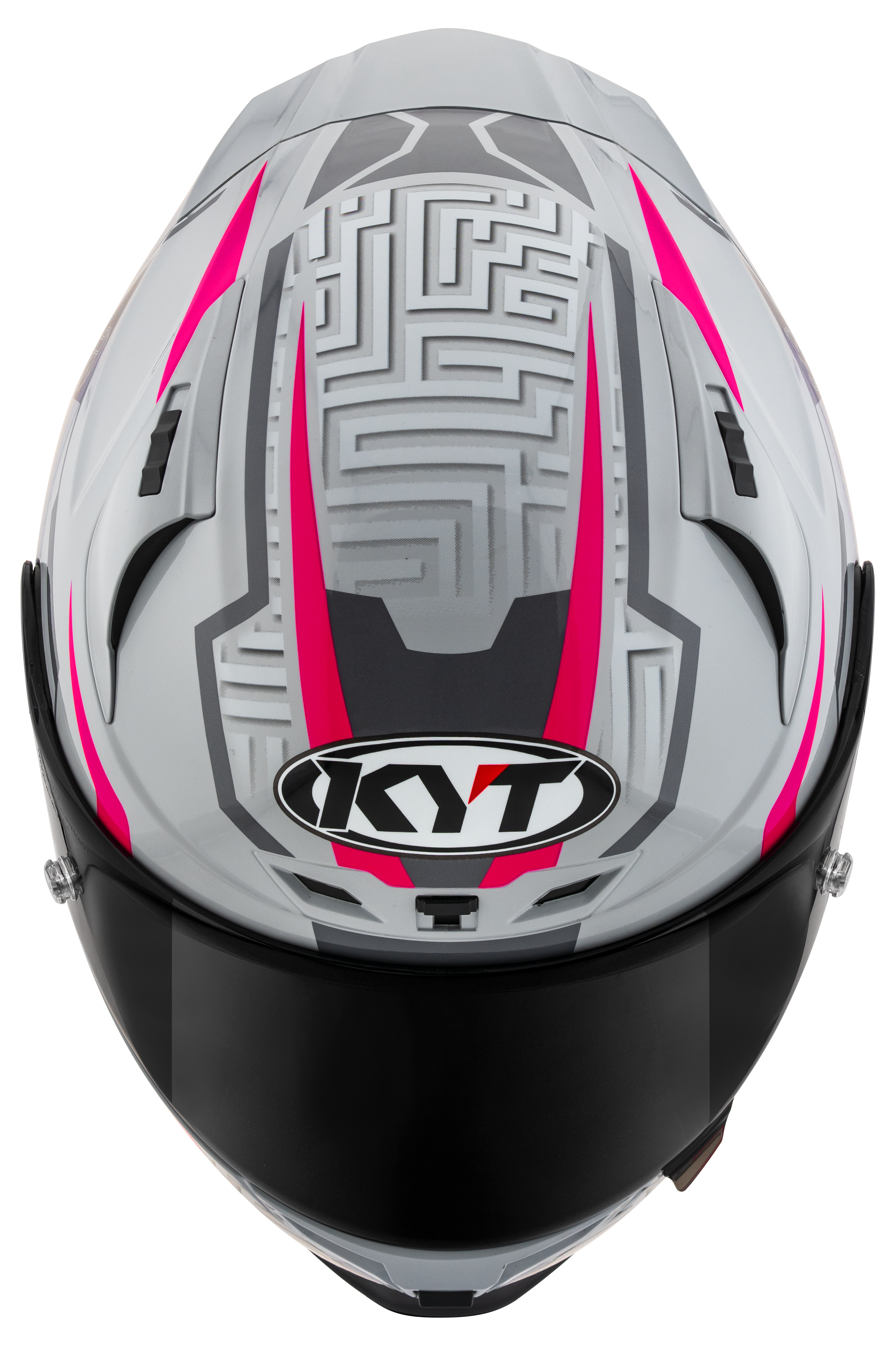 KYT Striker #02 Gloss Asphalt Grey Fuxia Helmet– Moto Central KYT Striker #02 Gloss Asphalt Grey Fuxia Helmet– Moto Central