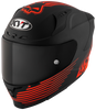 KYT Striker AF37 Livery Matt Black Red Helmet