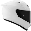 KYT Striker Plain Gloss White Helmet