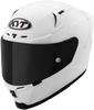 KYT Striker Plain Gloss White Helmet