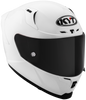 KYT Striker Plain Gloss White Helmet