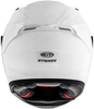 KYT Striker Plain Gloss White Helmet