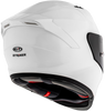 KYT Striker Plain Gloss White Helmet