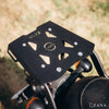 ZANA Top Rack with Plate V2 for Royal Enfield Hunter 350 MS (Black) (ZI-8268V2)