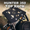 ZANA Top Rack with Plate V2 for Royal Enfield Hunter 350 MS (Black) (ZI-8268V2)