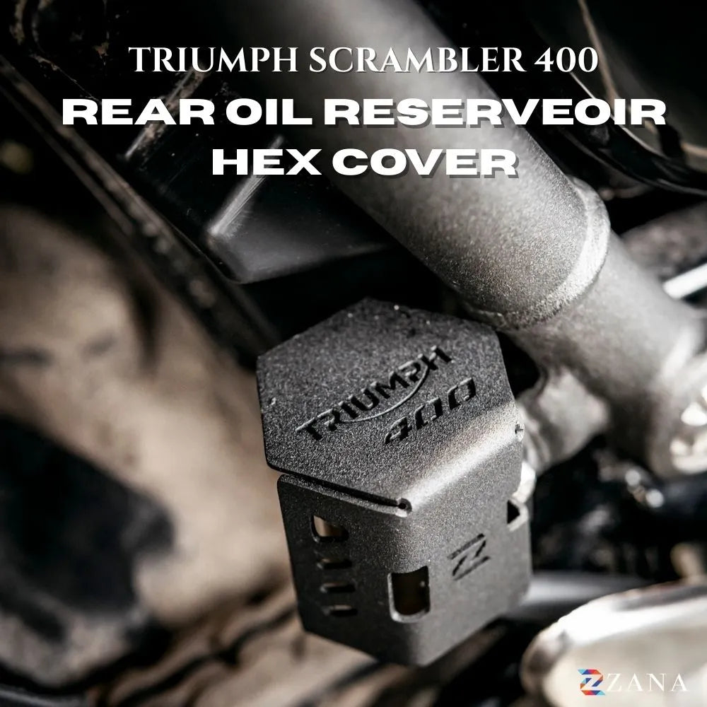 ZANA Rear Oil Reservoir Hex Cover for Triumph 400 (ZI-8577)