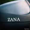 Zana Universal Top Box Rhino 36 Litres ABS Plastic with Backrest Black Grey (ZI-TB-025)