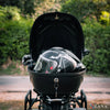 Zana Universal Top Box Rhino 36 Litres ABS Plastic with Backrest Black Grey (ZI-TB-025)