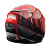 LS2 FF320 Stream Evo Shadow Red Black White Gloss Helmet (D Ring)