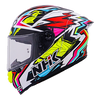 NHK GPR Tech Alonso Lopez #1 Star Gloss White Helmet