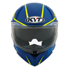 KYT R2R Pro Concept Matt Blue Yellow Helmet