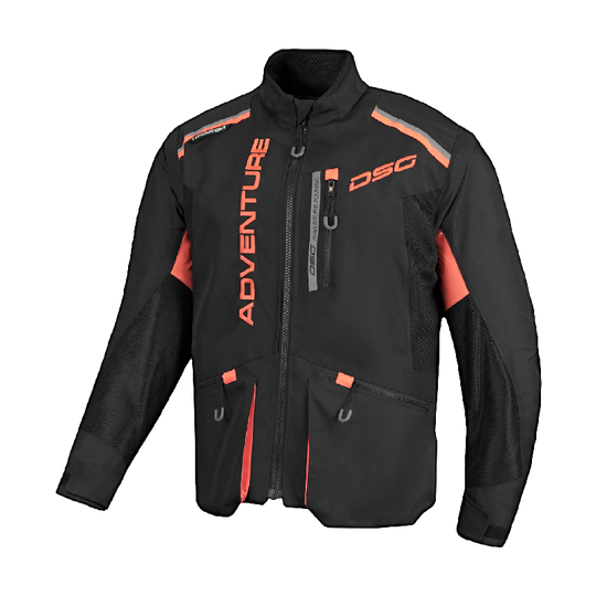 DSG ADV Riding Jacket Black Orange