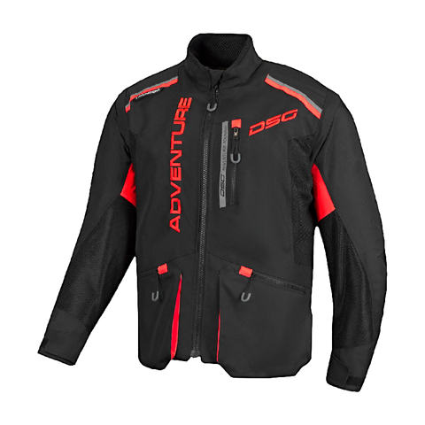 DSG ADV Riding Jacket Black Red