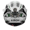 Airoh Connor Alligator Black White Green Gloss Helmet