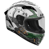 Airoh Connor Alligator Black White Green Gloss Helmet