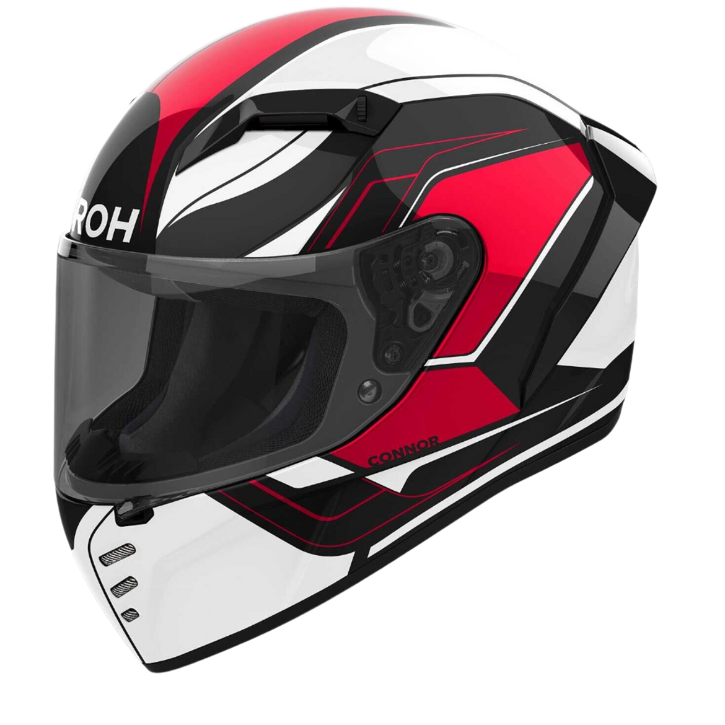 Airoh Connor Dunk Black Red White Gloss Helmet