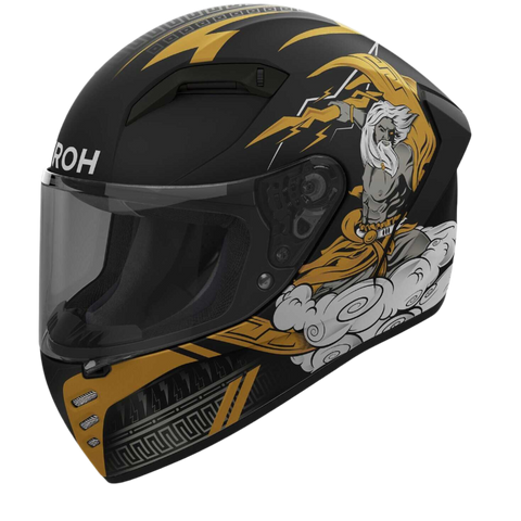 Airoh Connor Zeus Black Gold Matt Helmet