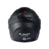 LS2 FF320 Stream Evo Solid Black Matt Helmet (D Ring)