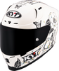 KYT Striker Tea Flower Gloss White Helmet