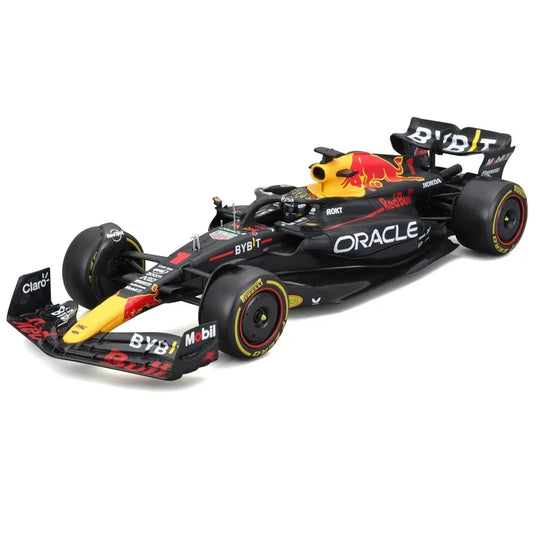 Bburago F1 Oracle Red Bull Racing RB19 Winner Abu Dhabi Grand Prix 2023 Max Verstappen #1 (Black)