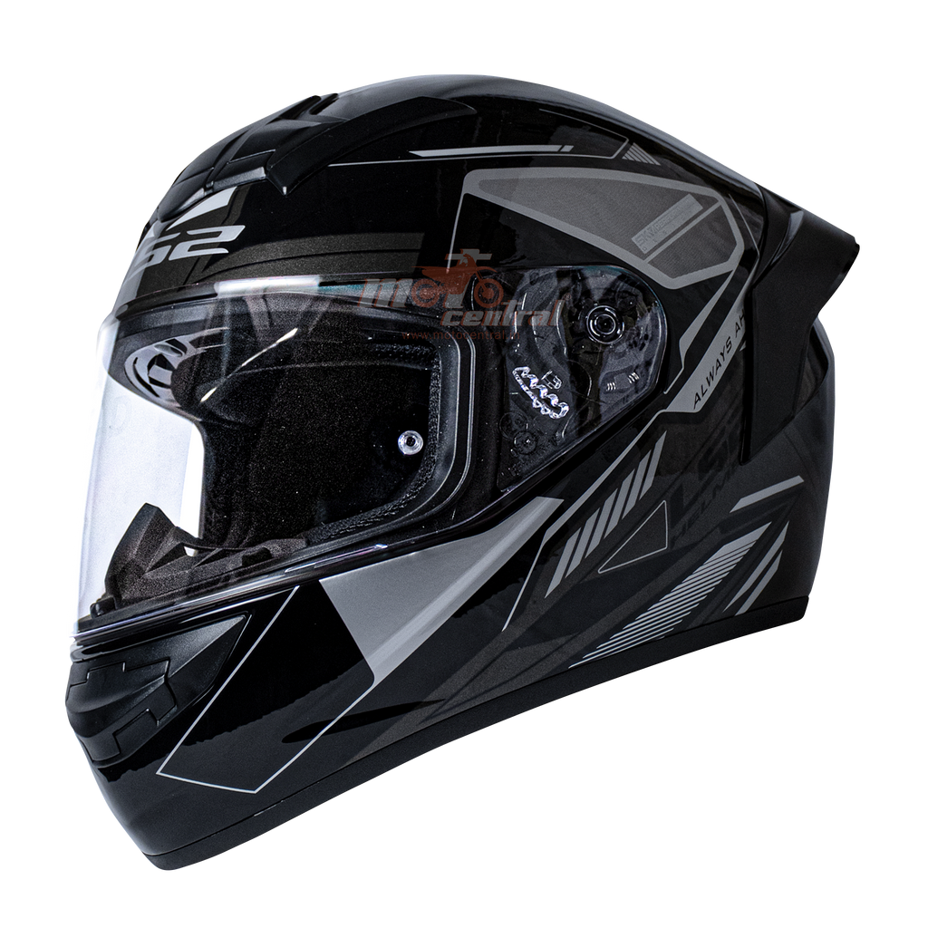LS2 FF352 Betha Black Grey Gloss Helmet