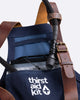 Trip Machine Thirst Aid Kit (Canvas Blue + Cognac Leather)