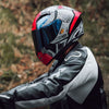 Airoh Connor Bot Grey Red Blue Gloss Helmet