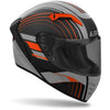 Airoh Connor Achieve Orange Black Grey Matt Helmet