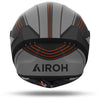 Airoh Connor Achieve Orange Black Grey Matt Helmet