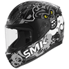 SMK Bionic Youth Chimpz Matt Black Grey White (MA261) Helmet