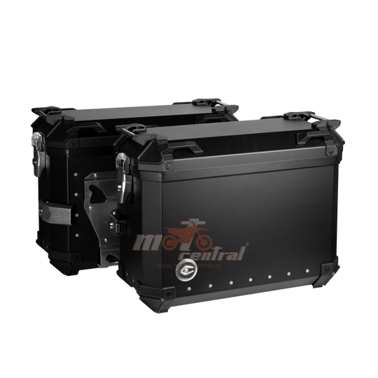 COOCASE Aluminum Side Panniers Set 36L X2 (Black)