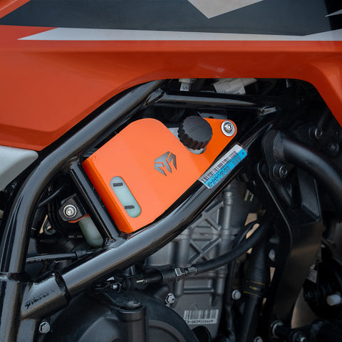 Moto Torque KTM Adventure 2025 390 250 X Coolant Guard (Orange)