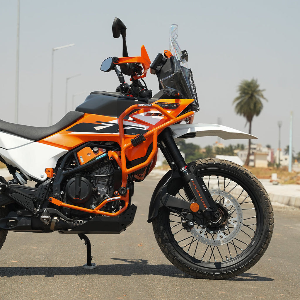 Moto Torque KTM Adventure 2025 390 250 X Crash Guard (Orange)