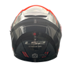 LS2 FF320 Stream Evo GGIO Black 7C Gloss Helmet (D Ring)