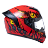 LS2 FF352 Demon Dark Red Gloss Helmet