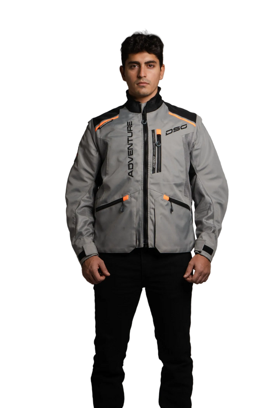 DSG ADV Riding Jacket (Grey Orange)