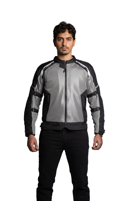 DSG Aire Mesh 2 Riding Jacket (Light Grey Black White)