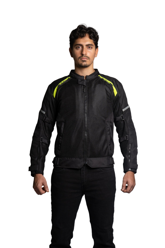 DSG Aire Mesh 2 Riding Jacket (Black Fluro Yellow)