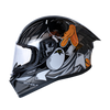 Bilmola Rapid RS Duck Off Gloss Black White Helmet